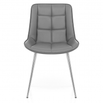 Chaise Faux Cuir Chrome - Milano