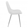 Chaise Faux Cuir Chrome - Milano