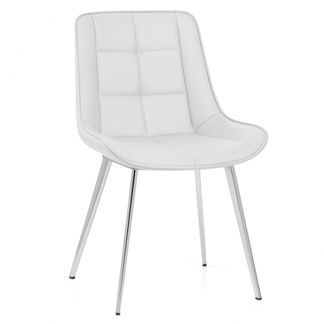 Chaise Faux Cuir Chrome - Milano