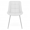 Chaise Faux Cuir Chrome - Milano