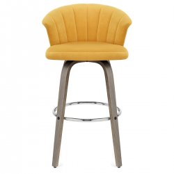 Chaise de Bar Bois Velours - Concerto