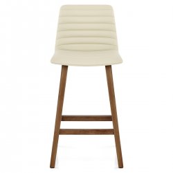 Tabouret de Bar Faux Cuir Spritz - Noir