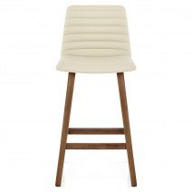 Tabouret de Bar Faux Cuir Spritz - Noir
