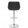 Tabouret de Bar Faux Cuir Chrome - Palace 