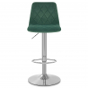 Tabouret de Bar Velours - Melody Vert