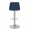 Tabouret de Bar Velours - Melody Bleu