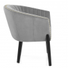 Chaise Bois Velours - Overture Gris