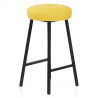 Tabouret de Bar Faux Cuir - Buzz Jaune