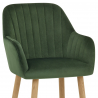 Chaise de bar Bois Velours - Rio Vert