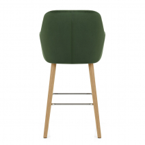 Chaise de bar Bois Velours - Rio Vert