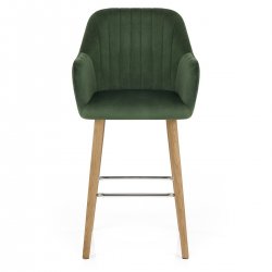 Chaise de bar Bois Velours - Rio Vert