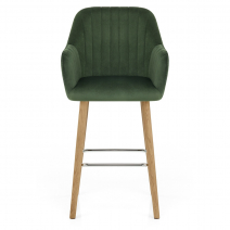 Chaise de bar Bois Velours - Rio Vert