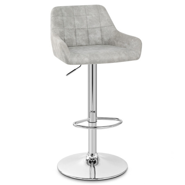 Tabouret de Bar Faux Cuir - Eagle Gris