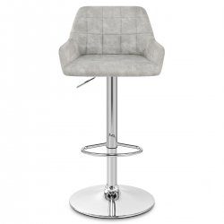 Tabouret de Bar Faux Cuir - Eagle Gris