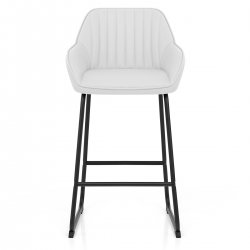 Chaise de Bar Faux Cuir - Kanto Gris