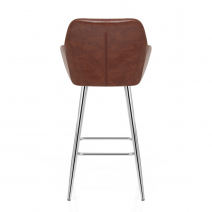 Tabouret de Bar Faux Cuir Antique - Mason Marron