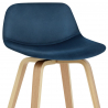 Tabouret de Bar Velours - Reef Bleu