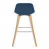 Tabouret de Bar Velours - Reef Bleu