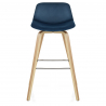 Tabouret de Bar Velours - Reef Bleu