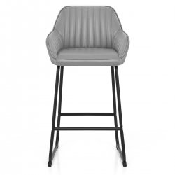 Tabouret de Bar Cuir Véritable - Kanto Marron