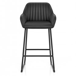 Tabouret de Bar Cuir Véritable - Kanto Marron