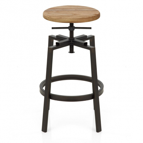 Tabouret de Bar Bois Clair - Industrial Turner 