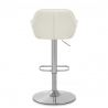 Tabouret de Bar Cuir Véritable - Tokyo Crème