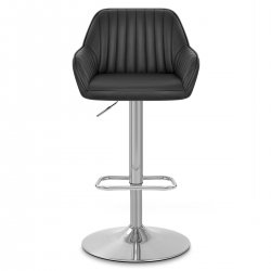 Tabouret de Bar Cuir Véritable - Tokyo Marron