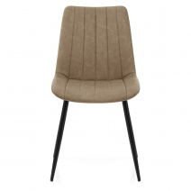 Chaise Faux Cuir Antique - Camino Marron