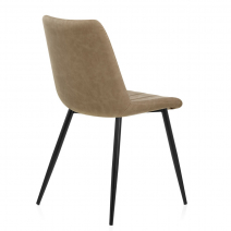 Chaise Faux Cuir Antique - Camino Marron