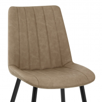 Chaise Faux Cuir Antique - Camino Marron
