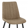 Chaise Faux Cuir Antique - Camino Marron