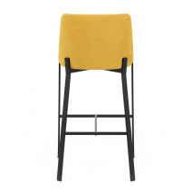 Tabouret de Bar Tissu - Aspen Jaune