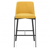 Tabouret de Bar Tissu - Aspen Jaune