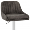 Tabouret de Bar Faux Cuir Antique - Hobart Gris
