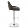 Tabouret de Bar Faux Cuir Antique - Hobart Gris