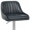 Tabouret de Bar Faux Cuir - Hobart Gris