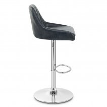 Tabouret de Bar Faux Cuir - Hobart Gris