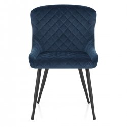 Chaise Velours - Provence Bleu