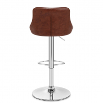 Tabouret de Bar Faux Cuir Antique - Hype Marron