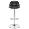 Tabouret de Bar Faux Cuir Antique - Spark Noir