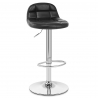 Tabouret de Bar Faux Cuir Antique - Spark Noir