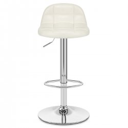 Tabouret de Bar Faux Cuir Antique - Spark Noir