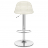 Tabouret de Bar Faux Cuir Antique - Spark Crème