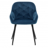 Chaise Velours - Henderson Bleu