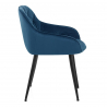 Chaise Velours - Henderson Bleu