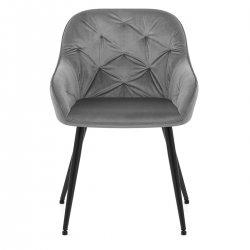 Chaise Velours - Henderson Bleu