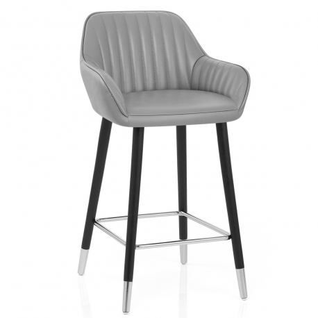 Tabouret de Bar Cuir Véritable - Apres Grande