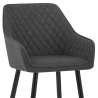 Tabouret de Bar Tissu - Cello Gris