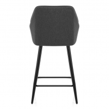 Tabouret de Bar Tissu - Cello Gris